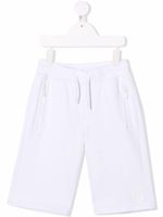 BOSS Kidswear short de sport à taille à lien de resserrage - Blanc