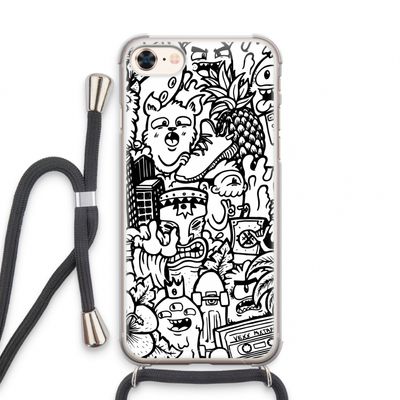 Vexx Mixtape #2: iPhone 7 Transparant Hoesje met koord