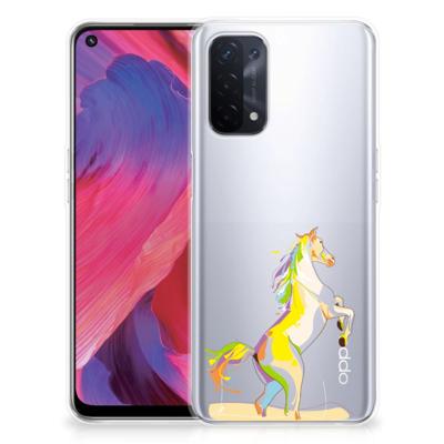 OPPO A93 5G Telefoonhoesje met Naam Horse Color OPPO A93 5G Telefoonhoesje met Naam Horse Color