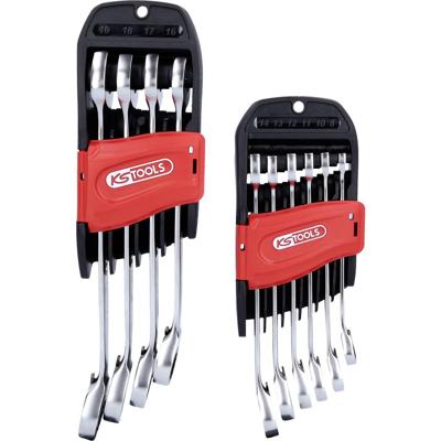 KS Tools 503.5950 503.5950 Steek-ringratelsleutel Sleutelbreedte (metrisch) 8 - 19 mm
