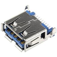 USB-connector Bus, inbouw horizontaal Shell DIP U3BU1ASMT2 econ connect 1 stuk(s) - thumbnail