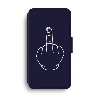 F**k U: iPhone XS Max Flip Hoesje