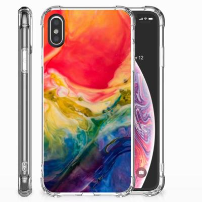 Back Cover Apple iPhone X | Xs Watercolor Dark Back Cover Apple iPhone X | Xs Watercolor Dark