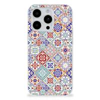 iPhone 15 Pro | TPU | Siliconen hoesje | Tiles Color