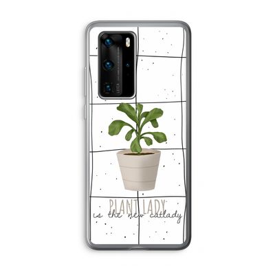 Kamerplant op vensterruit: Huawei P40 Pro Transparant Hoesje