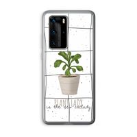 Kamerplant op vensterruit: Huawei P40 Pro Transparant Hoesje