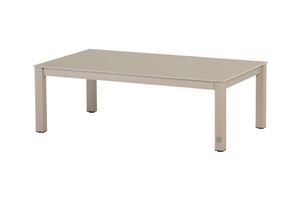 Koffietafel 120 x 70 cm Rivoli - Slimtop Light Taupe - 4 Seasons Outdoor