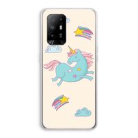 Vliegende eenhoorn: Oppo A95 5G Transparant Hoesje