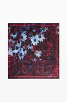 Sjaal harten madeliefjes - RED - U