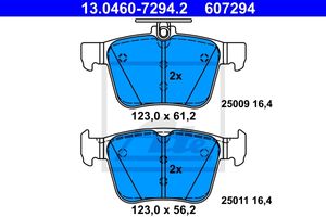 Remmenset, remschijf ATE, Remschijftype: Geventileerd, Inbouwplaats: Vooras, u.a. für VW, Audi, Skoda, Seat