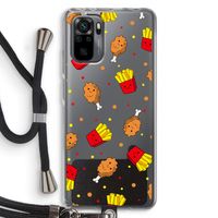 Chicken 'n Fries: Xiaomi Redmi Note 10 Pro Transparant Hoesje met koord