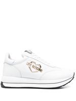 Love Moschino logo-plaque low-top sneakers - Blanc - thumbnail