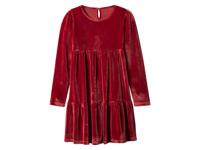 esmara Kinder velours jurk (Rood, 158/164)