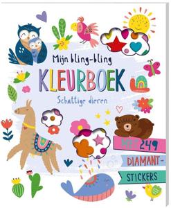 Mijn bling-bling kleurboek - Schattige Dieren