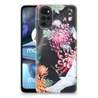 Motorola Moto G22 | TPU Hoesje | Bird Flowers