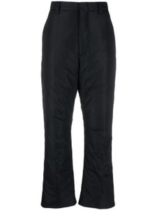 Sofie D'hoore pantalon de ski droit à design matelassé - Noir