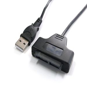 Micro SATA 7+9 15 pin To USB 2.0 Converter cable