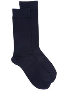 Sunspel chaussettes à logo imprimé - Bleu