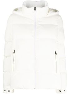 Kiton doudoune zippée à capuche - Blanc