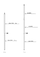 Campking Luifelstokkenset 25mm Alu