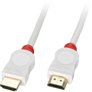 LINDY 41412 HDMI-kabel HDMI Aansluitkabel HDMI-A-stekker, HDMI-A-stekker 2.00 m Rood 4K UHD