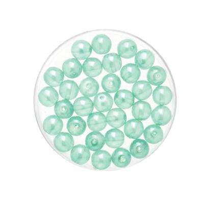 Boheemse glaskralen - 50x stuks - aqua blauw - 6 mm - sieraden maken - hobby artikelen