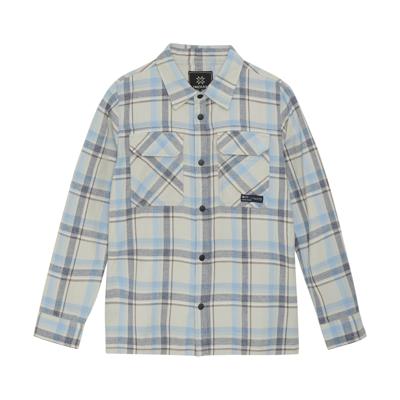Indian Blue Jeans Zomer blouse jongens - grijs - geruit