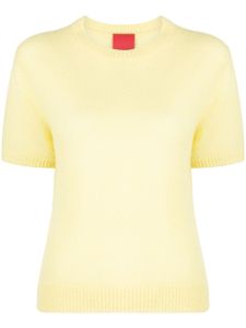 Cashmere In Love haut Sidley en maille fine - Jaune