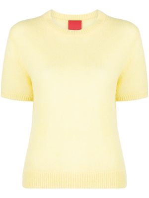 Cashmere In Love haut Sidley en maille fine - Jaune