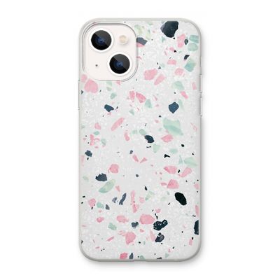 Terrazzo N°3: iPhone 13 mini Transparant Hoesje