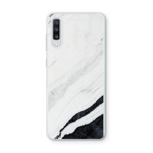 Elegante marmer: Samsung Galaxy A70 Transparant Hoesje