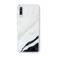 Elegante marmer: Samsung Galaxy A70 Transparant Hoesje