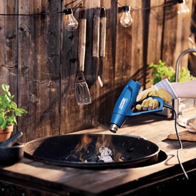 Rapid Heteluchtpistool R1800 incl. set in koffer 1800W temp. 300-550° C