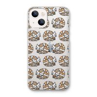 Slapende poes: iPhone 13 mini Transparant Hoesje