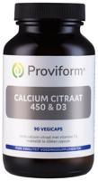 Proviform Calcium citraat 450 & D3 90 Vegetarische capsules