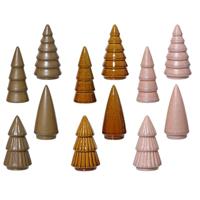 Beeld everlands kunstkerstboom porselein 10cm