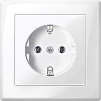 Merten MEG2301-1419 Wandcontactdoos System M Polar-wit 1 stuk(s)