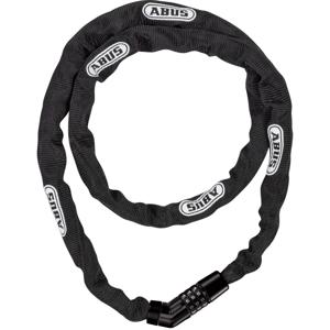 Abus 4804c/75 zwart fietskettingslot, 4mm, 75cm, cijferslot