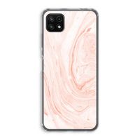 Peach bath: Samsung Galaxy A22 5G Transparant Hoesje