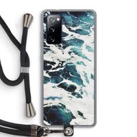Golven: Samsung Galaxy S20 FE / S20 FE 5G Transparant Hoesje met koord