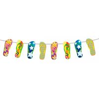 Slinger met Slippers - 2x - 10m - Hawaii Party - Strandthema Feestversiering