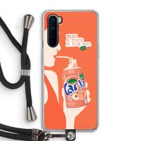 Peach please!: OnePlus Nord Transparant Hoesje met koord