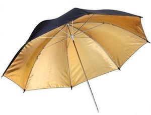 Bresser SM-01 Paraplu zwart/goud 110cm