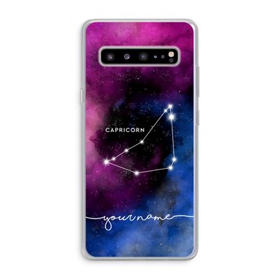 Sterrenbeeld - Donker: Samsung Galaxy S10 5G Transparant Hoesje
