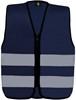 Korntex KX201 Kids´ Hi-Vis Safety Vest With Front Zipper Aalborg - Navy - XS (3-6 years)