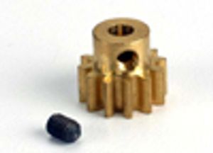 Traxxas 12-t pinion (32-p)/ set screw (brass)