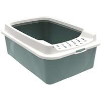 Kattenbak met randen - ROTHO MYPET - BONNIE - 57,2 x 39,3 x 20,9 cm - Groen Kattenbak met randen - ROTHO MYPET - BONNIE - 57,2 x 39,3 x 20,9 cm - Groen
