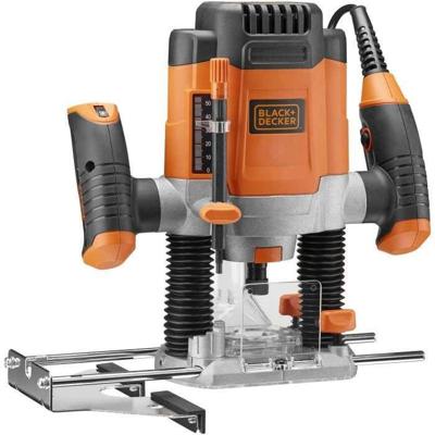 BLACK + DECKER KW1200E-QS 1200W bovenfrees - 7 opzetstukken