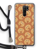 Croissant: Xiaomi Redmi 9 Transparant Hoesje met koord