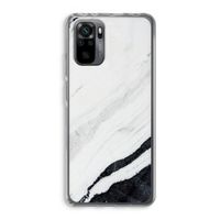 Elegante marmer: Xiaomi Redmi Note 10 Pro Transparant Hoesje